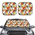 thumbnail image 2 of Wukai Colorful Balls Car Front Windshield Sun Shade,Sun Visor Shield Block Automotive Interior Protector Blocks UV Rays-Medium, 2 of 6