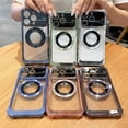 thumbnail image 7 of TECH CIRCLE Magnetic Clear Case For iPhone 14 with Full Camera Protection, Military Grade Drop Protection Women Girls Phone Case Compatible with MagSafe for Apple iPhone 14 6.1" 2022,Silver, 7 of 7
