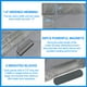 thumbnail image 4 of Cortina para Puerta RELIANCER Magnética Térmica Aislante Impermeable 152x208 cm, 4 of 9