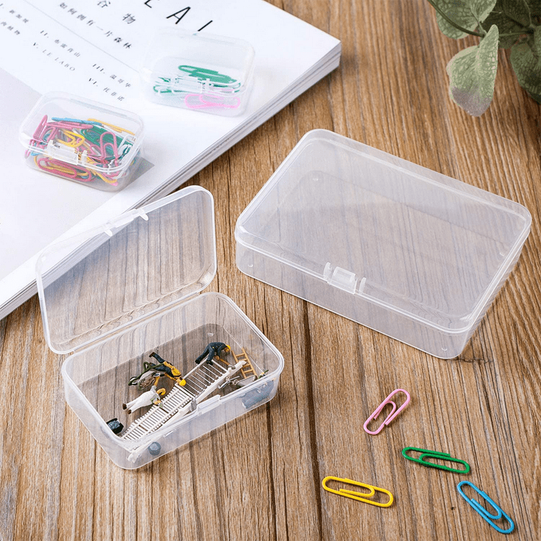 Clear Box Storage Case for Organizing Professional Pedicure Manicure Kit  and Nail Supplies, Plastic Box Nail Art Kits Tools Organizer 