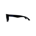 thumbnail image 3 of Kush Mens Rectangular Keyhole Sport Plastic Agent Sunglasses Black Blue, 3 of 4