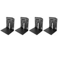 thumbnail image 3 of Metal Bookends, Book Ends Portable Anti Slip Black Rounded Edge  For Office For Desktop For Study Room Triumphal Arch, 3 of 8