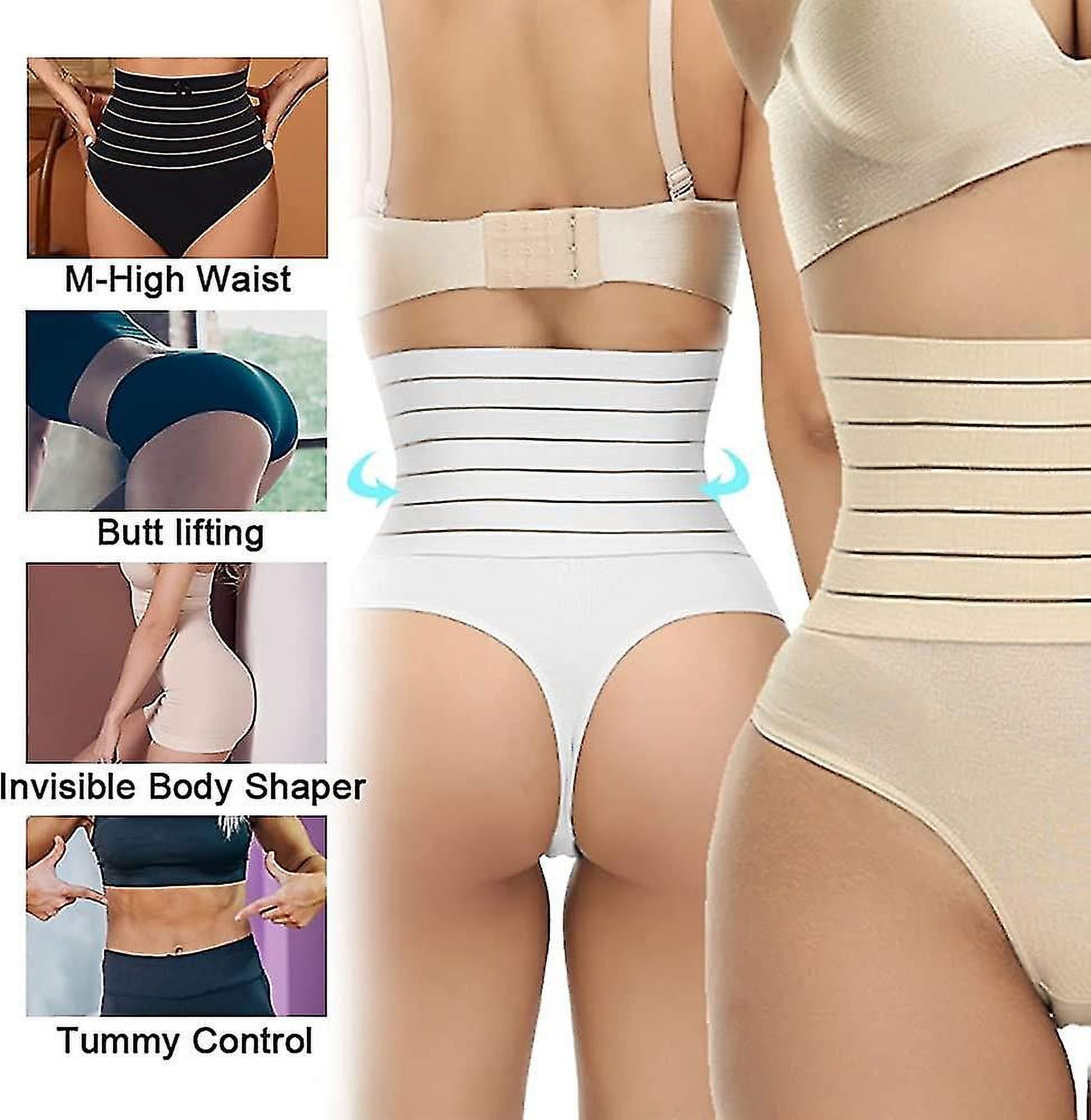 Culotte Gainante Femme Clevvets - String Ventre Plat, Modelant, Tissu Respirant Sans Coutures