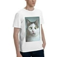 thumbnail image 2 of Bingfone Funny Cat Men'S Loose Fit Short-Sleeve Pocket T-Shirt, 2 of 7