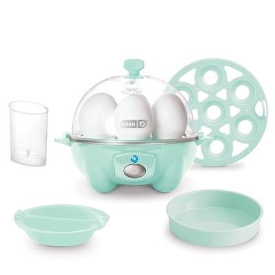 Dash Rapid 7 Egg Cooker, Hard Boiled & Poached, Aqua
