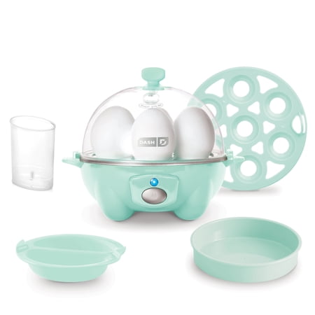 Dash Rapid 7 Egg Cooker, Hard Boiled & Poached, Aqua
