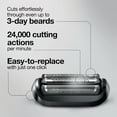 thumbnail image 4 of 53B Razor Head Compatible with Braun Series 5 Electric Shaver, with  5672 5018s, 5020s, 5049cs, 5050cs, 6020s, 6072cc, 6090cc Series Electric, 4 of 8