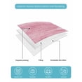 thumbnail image 4 of Twin XL Quilt Bedding Set, Pink Coastal Reversible Summer Quilt 3 Pieces, Summer Ocean Sea Ombre Starfish Corals Lightweight Bedspreads Coverlets with 2 Pillow Shams for All Seasons, 4 of 5