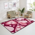 thumbnail image 4 of FREEAM Soft Rug Large Area Rugs, Valentine's Day Hearts Comfortable Indoor Carpet, Baby Play Mat for Living Room Bedroom Nursery Home Decor Floor Mat 72x48inch, 4 of 6