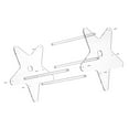 thumbnail image 2 of SHISUYAN Transparent Acrylic CD Storage Rack for Desktop Organization in Office or Home 9.84 x 5.91 x 3.94 Inches, 2 of 8