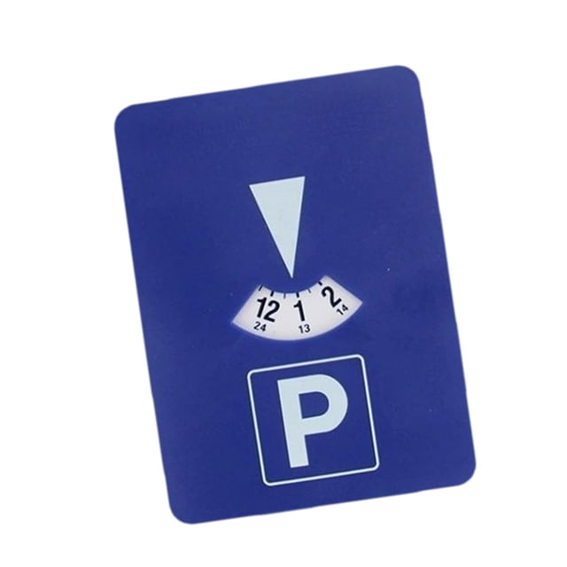 Disco de estacionamiento para coche, temporizador automotriz, accesorio para coche simple, portátil y versátil, reloj de estacionamiento ligero,