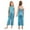 Sky Blue, variant on iiniim Kids Girls Halter Shiny Sequins Jazz Latin Dance Jumpsuit Sleeveless Romper Long Pants Sky Blue 8