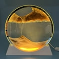 thumbnail image 4 of JGJJUGN Moving Sand Art Picture Lamp USB Powered Decorative Ornament 29.8cm Diameter Relaxing Liquid Motion Home Office Decoration, 4 of 8