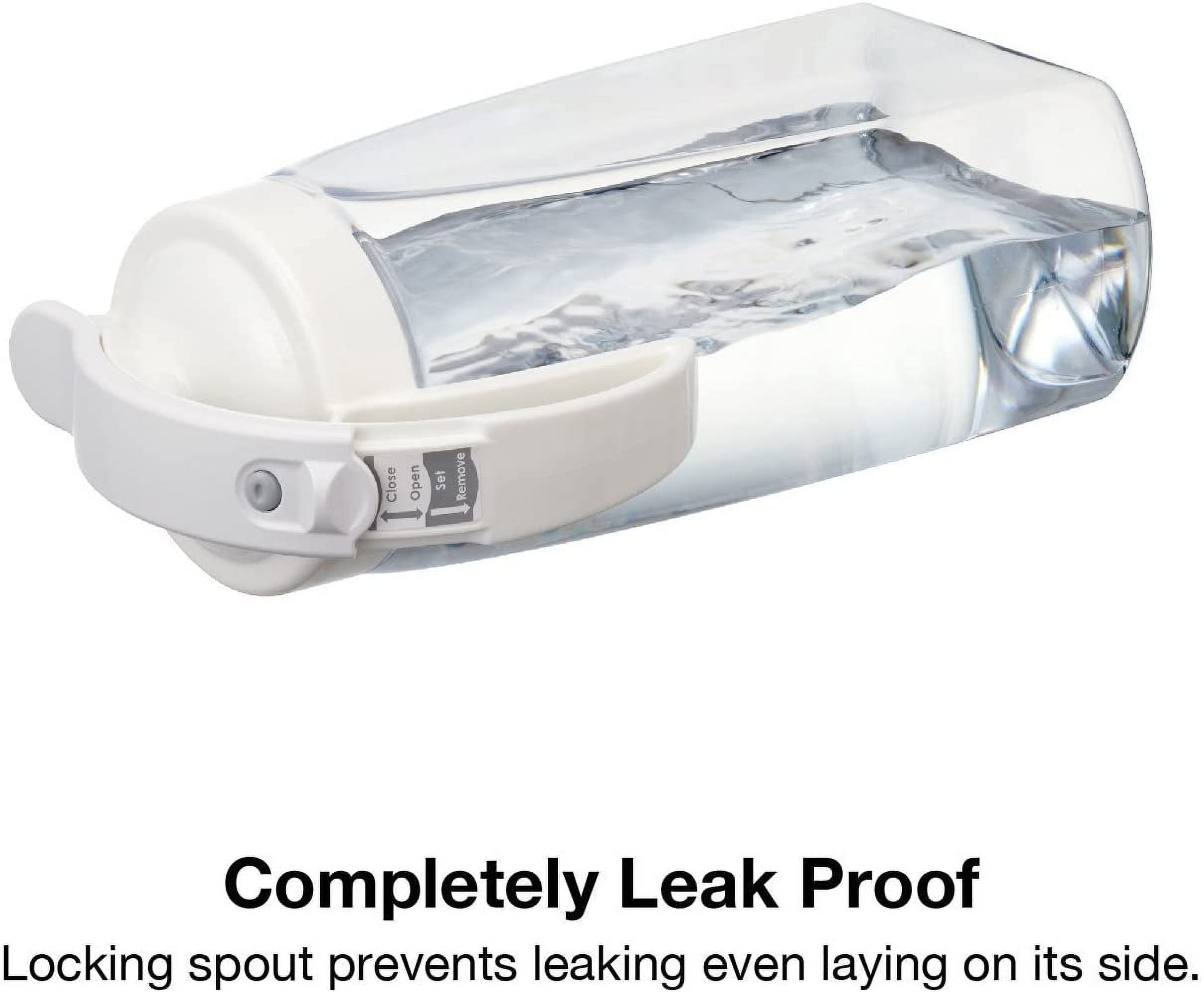 Lustroware Locking Spout Quick Pour Pitcher 2.3qt, White K1264AW