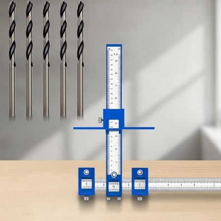 Cabinet Hardware Jig Cabinet Handle Jig Cabinet Hardware Template Tool Punch Locator Drill Guide for Handle Knob Pull Installation of Door and Drawer