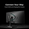 thumbnail image 6 of Deco Gear 34" Curved UltraWide WQHD Monitor 3440×1440, 100Hz, 1ms, 99% sRGB, HDR, Low Blue Light, PIP/PBP, 2× HDMI, 2× DisplayPort, Tilt-Adjustable Stand - Business Productivity Display, 6 of 8