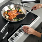 Silicone Cooking Utensils Set - Heat Resistant Silicone Kitchen Utensils for Cooking, Kitchen Utensil Spatula Set,BPA FREE Kitchen Gadgets Tools for Non-Stick Cookware Dishwasher Safe (Black)