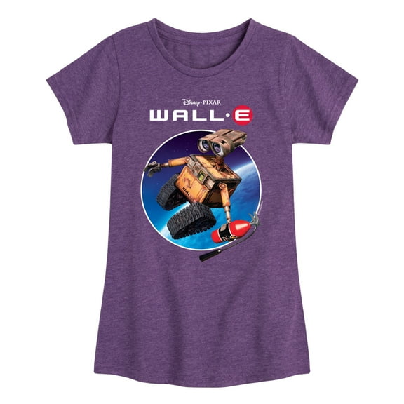 Disney Wall-E - Space Logo - Toddler & Youth Girls Short Sleeve Graphic T-Shirt