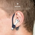 thumbnail image 2 of AirPods Ear Hook - elago Ear Hooks for AirPods Pro, AirPods 3, and AirPods 1, 2 [Jean Indigo] - AirPods Pro EarHooks hold your AirPods securely. Great for running, jogging, other fitness activities, 2 of 6