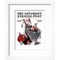 thumbnail image 2 of Santa with Elves Saturday Evening Post Cover, December 2,1922, Framed Art Print Wall Art by Norman Rockwell Sold by Art.Com, 2 of 6