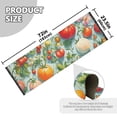 thumbnail image 5 of Yayeee Runner Rug for Bedroom 2'x6' Machine Washable Hallway Non Slip Mat, Green Floral Tomatoes, 5 of 8