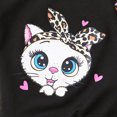 thumbnail image 6 of HCNTES Girls Clothes 18M 24M 1T 2T 3T 4T 5T 6T Girls Long Sleeved Cartoon Cat Print Crewneck Top and Elastic Waist Leopard Pants 2Pcs Pretty Clothing Sets Gift for Baby Fall Winter, 6 of 6