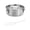 A004- Style D, variant on Stainless Steel Storage, Stainless Steel Pot, 10X5 In, Airtight Storage, Storage Basket with Lid, Basket for Storage, Kitchen Storage, Silver Finish, 1 Pc