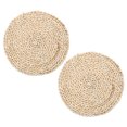 thumbnail image 1 of ADDHAT 2Ud Posavasos Aislantes Trenzados Beige Para Comedor Y De, 1 of 6