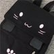 thumbnail image 3 of Lindo bolso de lona con bordado de gato, bolso escolar para niños, mochila para adultos Kitty (rosa) oso de fresa Electrónica, 3 of 5