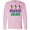 AD-Pink, variant on Inktastic Mardi Gras Fleur De Lis Trio Long Sleeve T-Shirt