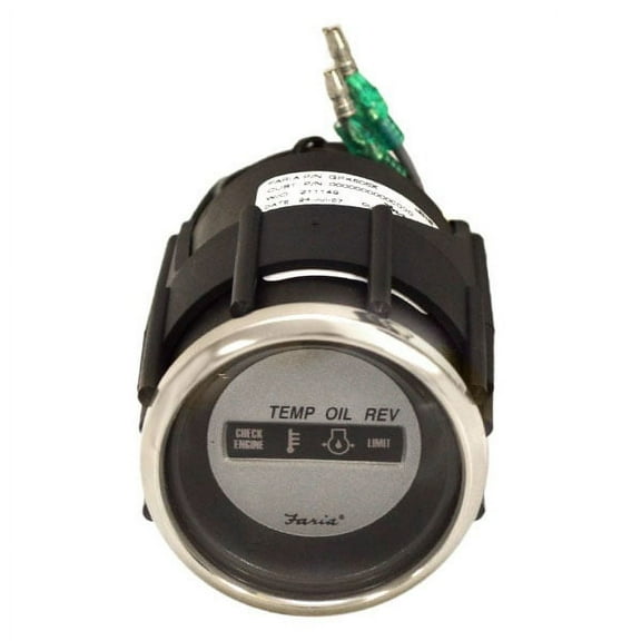 Faria Boat Systems Check Gauge GPK605X | Suzuki Silver 2 Inch