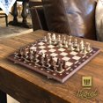 thumbnail image 3 of Chess Set - Ambassador High Detail European Wooden Handmade Set - 21"x21", 3 of 8