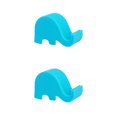 thumbnail image 3 of Ruiboury Universal Home Phone Mini Holder Apartment Desktop Smartphone Stand Portable Support Cellphone Accessory Blue 2Set, 3 of 6