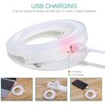 thumbnail image 4 of Luz para selfie, anillo de luz para selfie, anillo de luz de 40 LED con anillo de luz para teléfono móvil con USB recargable (2PCS) oso de fresa  Electrónica, 4 of 5