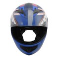 thumbnail image 4 of TCMT DOT Full Face Helmet for Kids & Youth Flip Up Visor for Motorcycle Atv Mx Motocross Offroad Street Dirt Bike Blue Youth XXL Size, 4 of 10