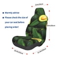 thumbnail image 2 of Picia Fresh Avocados Print Waterproof Sweating Car Seat Cover for Post Gym Workout, Running, Beach and Hiking, Universal Fit Anti-Slip Bucket Seat Protector, 2 of 5