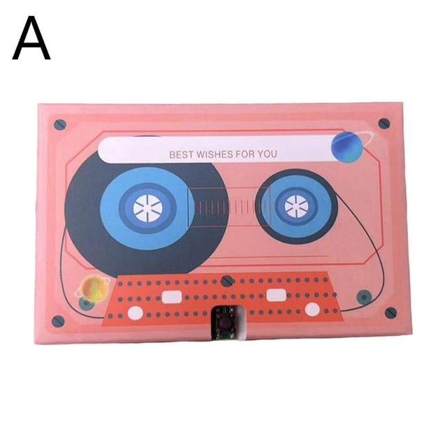 Voice Recording Cassette Tape, 60 Seconds Portable Cassette Player Tape Recorder, Message Recorder Sound Greeting Card for Couple Valentines Day Gift