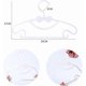 thumbnail image 2 of （White）30-pack Clothes Hangers for Children, Baby Plastic Storage Hangers for Length 29 cm, 2 of 5