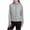 Gray, variant on Ixbnca Children's Hooded Jackets Thin Full Zipper Solid Color Tops Casual Long Sleeve Outerwear with Pockets