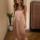 thumbnail image 2 of Vestido de Cuello en V para las Mujeres Verano Color Sólido Vestido de Sueño sin Mangas Vestido de Noche Casual Salón, 2 of 5