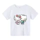 thumbnail image 3 of Camiseta de algodón de Hello Kitty, ropa para niños, ropa para niñas, camisetas Y2k Kawaii Sanrio Kuromi para bebés, camisetas de dibujos animados, camisetas casuales, 3 of 5