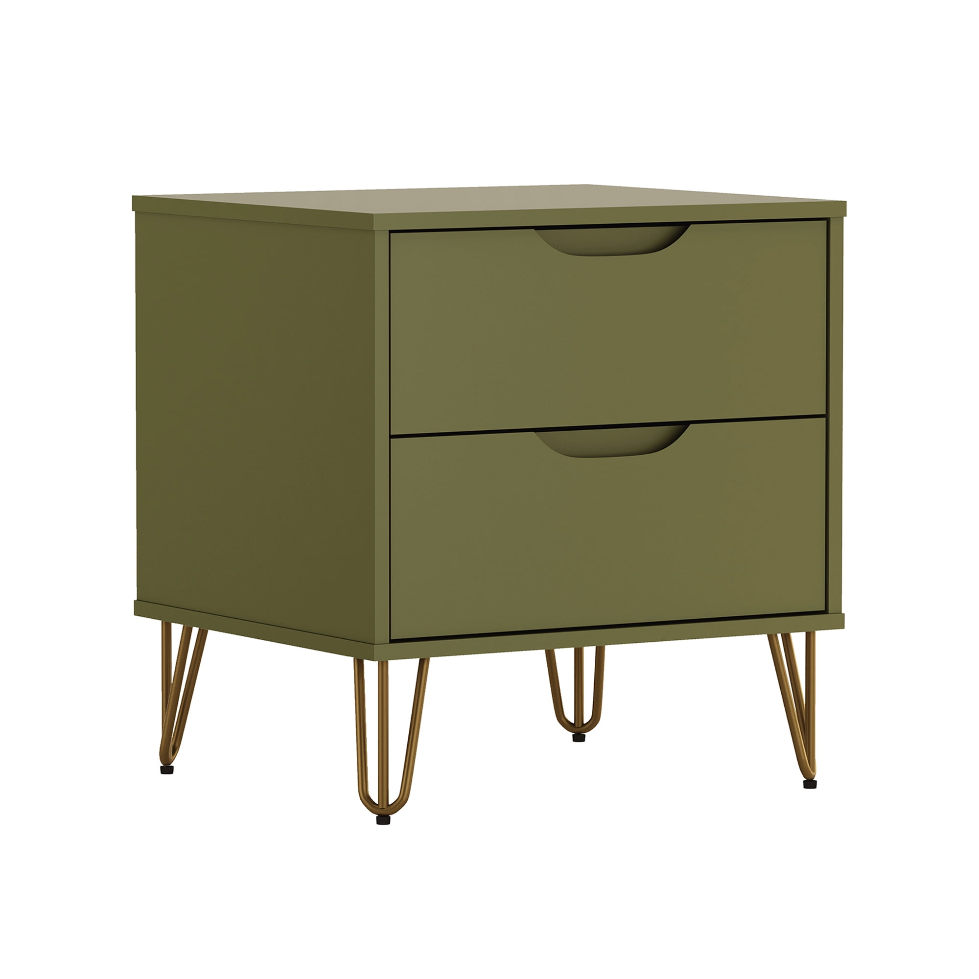 Nightstand in Olive Green
