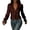 #0108-Wine, variant on Womens Blouse Long Sleeve V Neck Solid Ruched Pullover Top with Puff Sleeve Ruffle Cuff Pleated Back for Summer