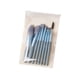 thumbnail image 2 of Fiudx Mini Pinceles, Juego de 8 Pinceles de Pelotón Sintético Suave, Elegante Bolsa de Viaje Incluida, Mangos Abs Resistentes, Maquillaje Artístico, Ideal para Usar En Casa, Oficina o Viajes, Regalo, 2 of 6