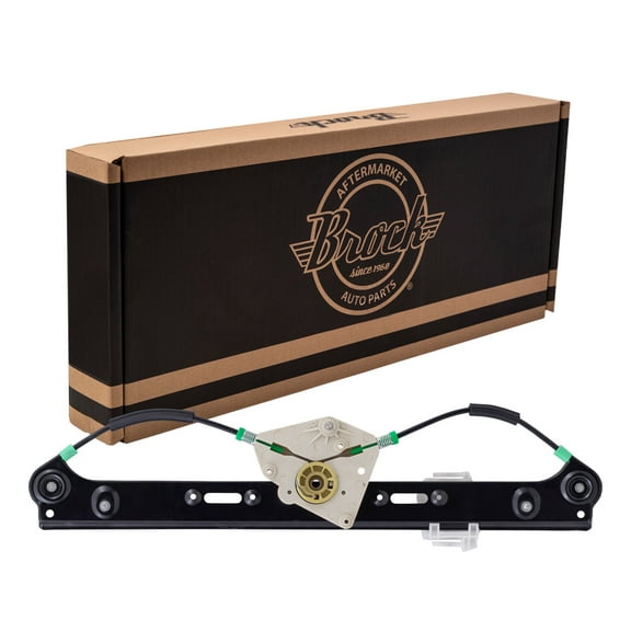 Brock Window Regulator w/o Motor for 2004-2010 X3 Rear Left 51353448251