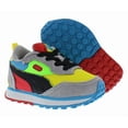 thumbnail image 4 of Puma Rider Future Vintage Charcoal & Paint Alternate Closure Infant/Toddler Shoes Size 6, Color: Speed Yellow/Puma Black, 4 of 5