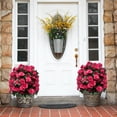 thumbnail image 3 of Artificial Azalea Flower Stakes with Ground Stake, Outdoor Faux Floral Shrubs for Garden Patio Porch Yard Pathway Decor, Indoor & Outdoor UV Resistant Decorative Plants, 3 of 8