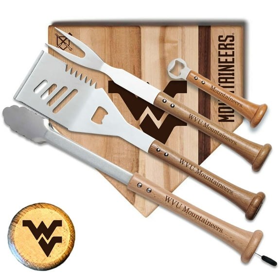 Baseball BBQ West Virginia Mountaineers 12'' Grand Slam Combo Set