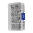 thumbnail image 3 of Kit de Rondelles à Ressort Plat en Acier Inoxydable 200 Pcs M5 M6 M8 M10 avec Boîte Transparente Accessoires de Fixation, 3 of 7