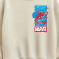 thumbnail image 2 of Marvel - Spider-Man Web Logo - Women's Oversized Fleece Crew Sweatshirt, 2 of 4